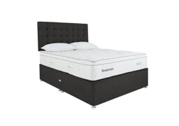 Sleepeezee - Natural Touch 2000 Pillowtop Divan Set with 4 Drawers - Small Double - Tweed Charcoal