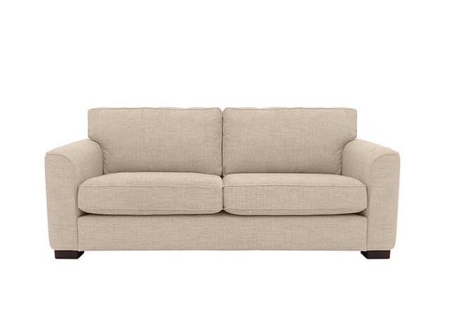 Elora 3 Seater Fabric Sofa - Kento Crema