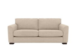Elora 3 Seater Fabric Sofa - Kento Crema