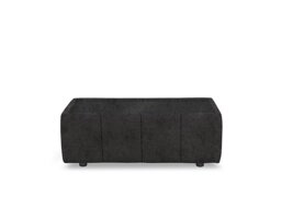 Bellissimo Rectangular Glass Top Table - Black & Gold