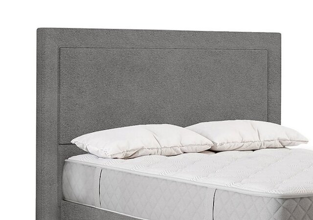 Sealy - Beetham Floor Standing Headboard - Double - Wool Silver Fox