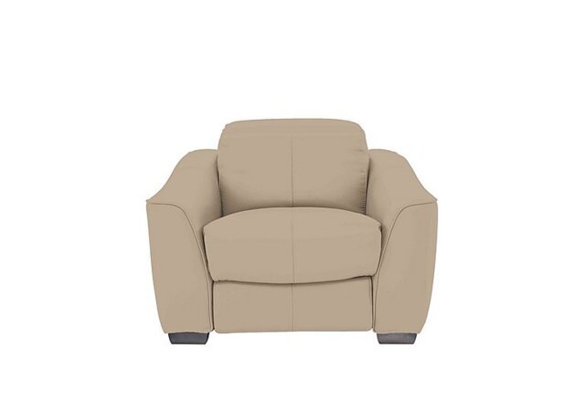 World of Leather - Xavier Leather Armchair with Power Recliner - BV Pebble