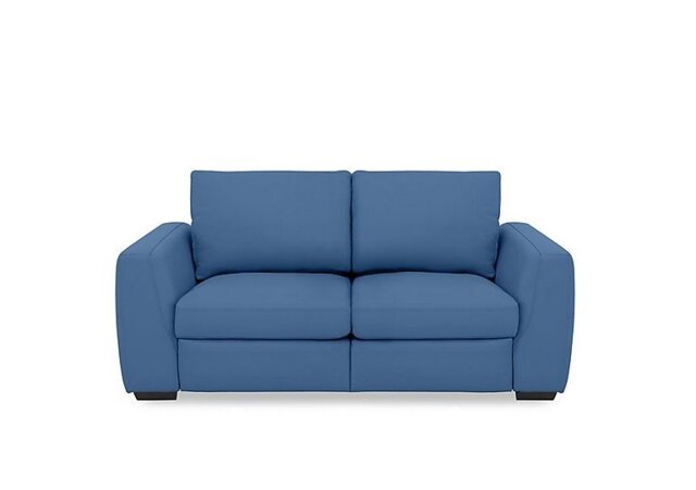 Dinky Leather 2 Seater Sofa with Power Recliner - Aegean Cat - Sofas and Armchairs - In Time for Christmas