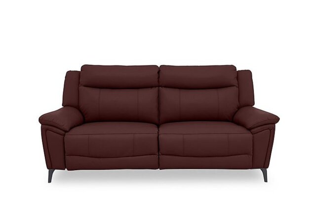 Panache Leather 3 Seater Power Recliner Sofa with Power Headrests