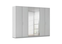 Rauch - Cadre 301cm 6 Door Hinged Wardrobe with 2 Mirror Doors