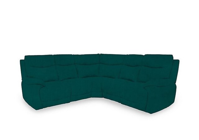 Sloane Fabric Large Power Recliner Corner Sofa - Opulence Teal