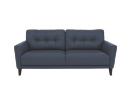 World of Leather - Uno NC Leather 3 Seater Sofa - NC Ocean Blue