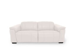Inca NC Leather 3 Seater Power Recliner Sofa with Power Headrests - Cotton