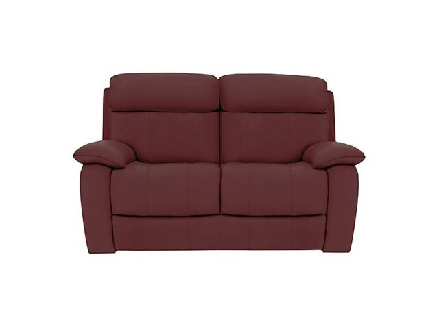 World of Leather - Moreno 2 Seater Leather Sofa - BV Deep Red
