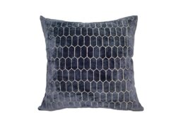 Honeycomb Large Cushion - Navy