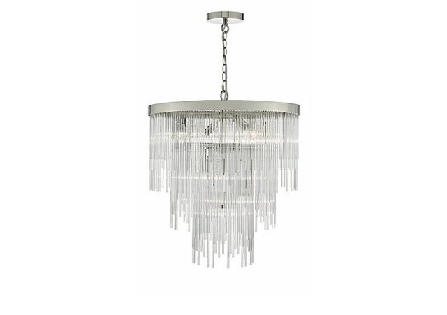 Ada 7 Bulb Pendant Ceiling Light - Clear