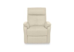 World of Leather - Compact Collection Titch Leather Chair - BV Bisque