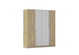 Rauch - Freja 181cm 4 Door Hinged Two Toned Wardrobe