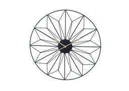 Geo Black Wall Clock