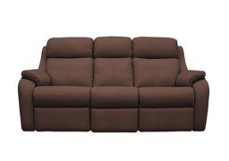 G Plan - Kingsbury 3 Seater Leather Power Recliner Sofa - Capri Oak