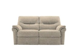 G Plan - Seattle 2 Seater Fabric Sofa - No Recliner - Kampala Beige
