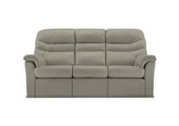 G Plan - Malvern 3 Cushion 3 Seater Leather Sofa with Power Recliner - Cambridge Taupe
