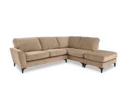 Primrose Classic Back Right Hand Facing Corner Sofa with Footstool