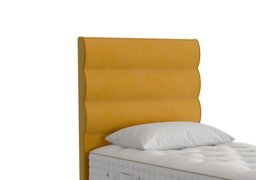 Vispring - Triton Floor Standing Headboard - Single - Plush Saffron