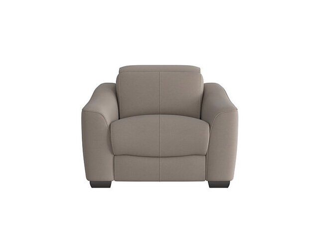 Xavier Fabric Armchair with Power Recliner - Silver