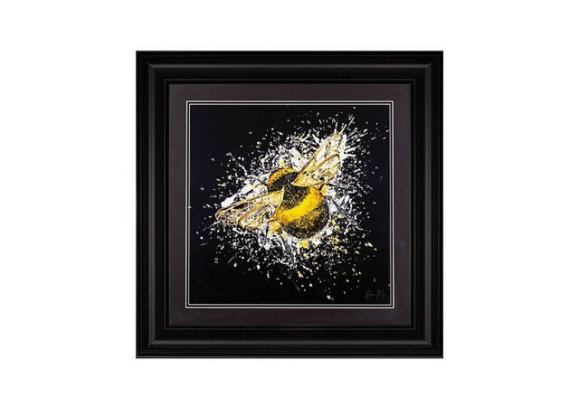 Bumble Bee Black Framed Art