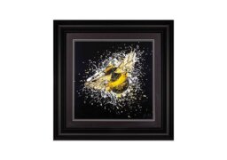 Bumble Bee Black Framed Art