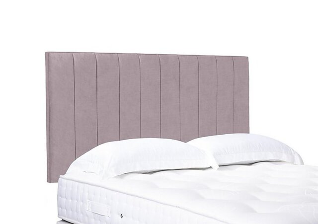 Artisan Collection Elyse High Strutted Headboard - Super King - Plush Lilac