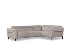 Nicoletti - Nicole Small Leather Corner Sofa