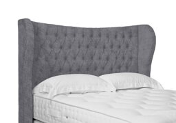 Artisan Collection Camber High Floor Standing Headboard - Super King - Aston Steel