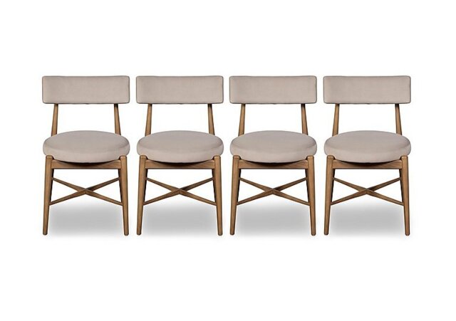 G Plan - Winchester Set of 4 of Dining Chairs - Grey