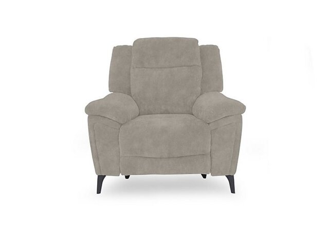 Panache Fabric Power Recliner Chair with Power Headrest - Marble Cream