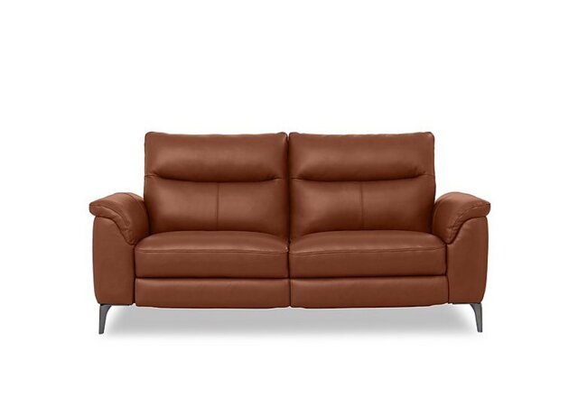 Morgan Leather 3 Seater Power Recliner Sofa - Montana Butterscotch