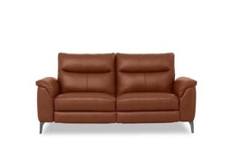 Morgan Leather 3 Seater Power Recliner Sofa - Montana Butterscotch