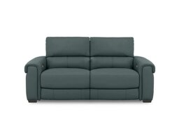 World of Leather - Nixon NC Leather 3 Seater Power Recliner Sofa - NC Lake Green