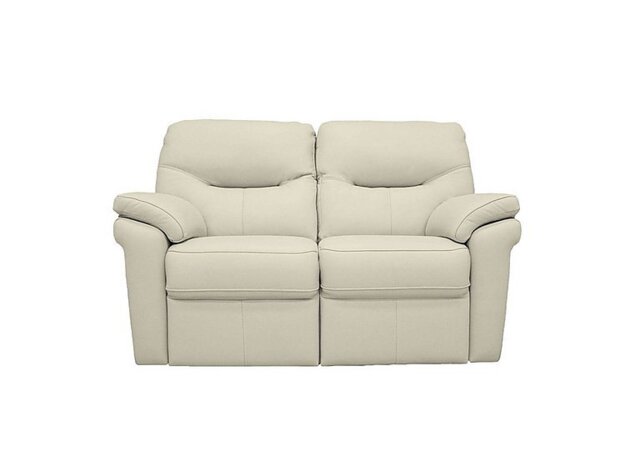 G Plan - Seattle 2 Seater Leather Power Recliner Sofa with Power Lumbar and Heated Seats - Cambridge Chalk