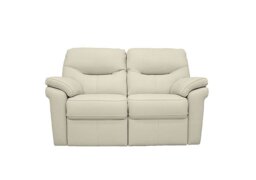 G Plan - Seattle 2 Seater Leather Power Recliner Sofa with Power Lumbar and Heated Seats - Cambridge Chalk