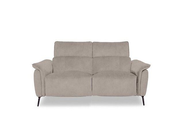 Jude Fabric 2 Seater Power Recliner Sofa with Power Headrests - Dexter Ivory