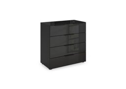 Rauch - Haven 3+2 Drawer Chest with Glass Top and Front