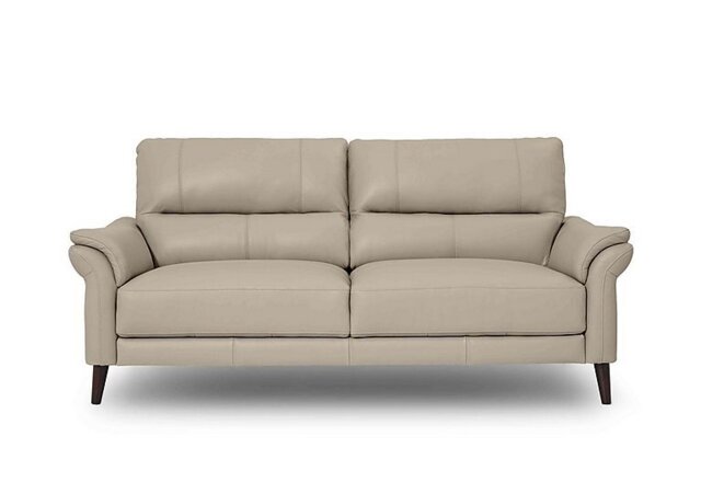 Winner 3 Seater Leather Sofa - Oyster