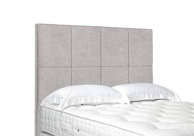 Artisan Collection Titan High Floor Standing Headboard - Single - Tweed Stone