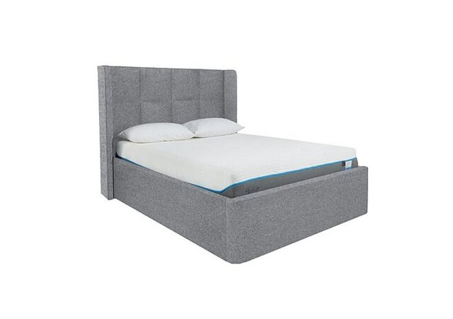 Shiva Ottoman Bed Frame - Double - Gatsby Mountain Haze