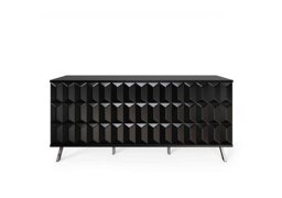 Alpha 3 Door Sideboard with SMART LED Lighting - Black