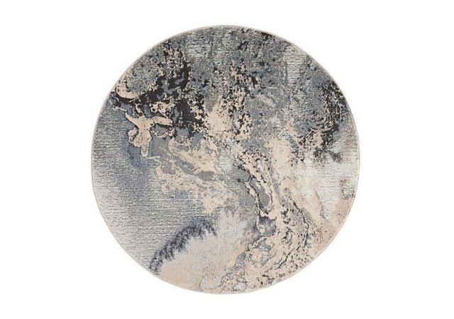 Maxell Grey Round Rug
