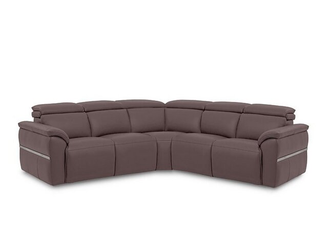 Dolomite Large Leather Corner Sofa