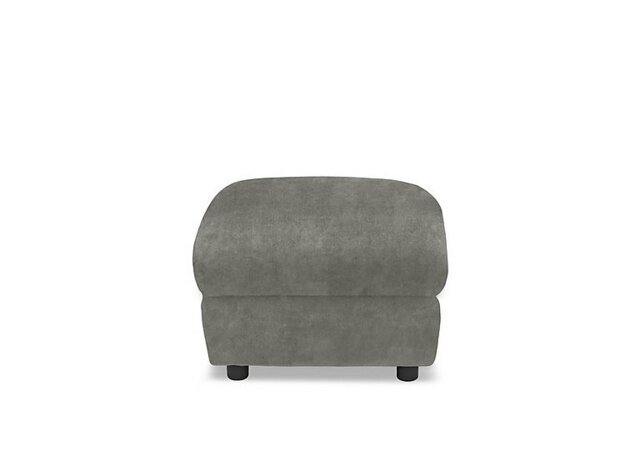 Raven Fabric Footstool - Marble Stone