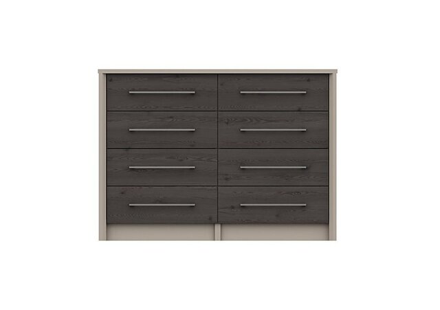 London Bedrooms - Paddington 8 Drawer Wide Chest - Anthracite
