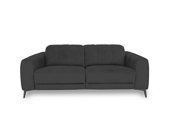 Ezra 3 Seater Fabric Power Recliner Sofa - Opulence Granite
