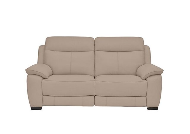 World of Leather - Starlight Express 2 Seater Leather Power Recliner Sofa - BV Pebble - Sofas and Armchairs - In Time for Christmas