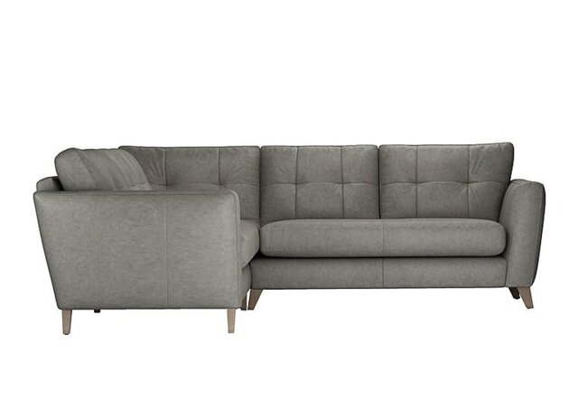The Lounge Co. - Hermione NC Leather Corner Sofa - Amonite