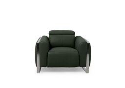 Gisella Leather Chair - Oslo Pine
